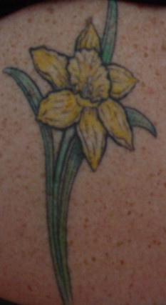 Narcissus Flower Tattoo