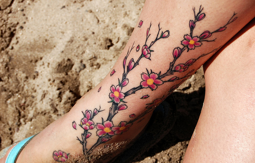 tattoo on leg