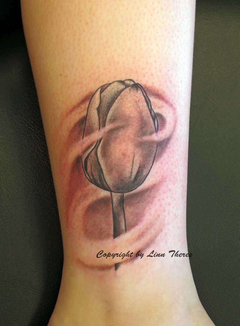 Tulip Flower Tattoo