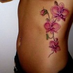 Orchid Fishes Tattoo