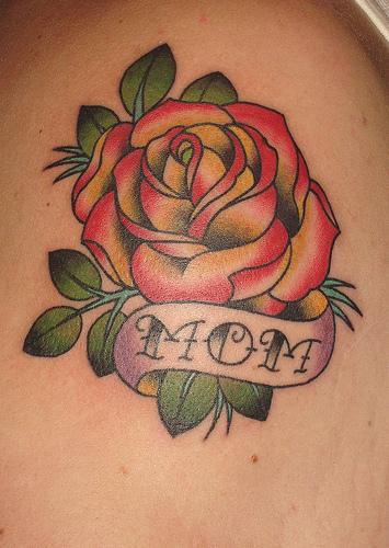 tattoo of roses. The Most Tattooed Flowers