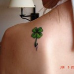 Choosing a flower tattoo according to the green color