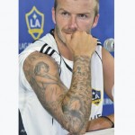 David Beckham Tattoo on Shoulder