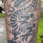 Oriental Style Tattoo on Hand