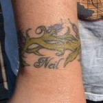 Ornamental bracelets tattoo