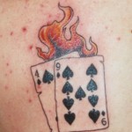 cards color tattoo