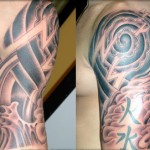 Oriental Style Tattoo on Shoulder