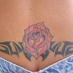 rose most tattooed flower on back
