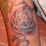 rose most tattooed flower on hand
