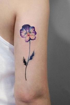 pansy-flower-tattoo-designs-meaning-1