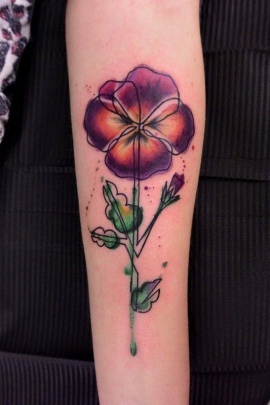 pansy-flower-tattoo-designs-meaning-17