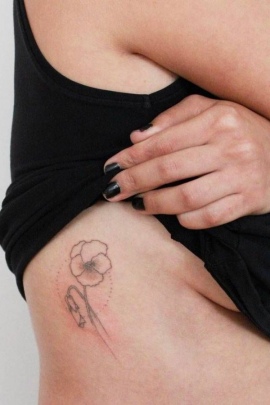 pansy-flower-tattoo-designs-meaning-20