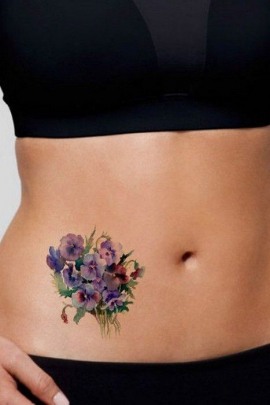 pansy-flower-tattoo-designs-meaning-40