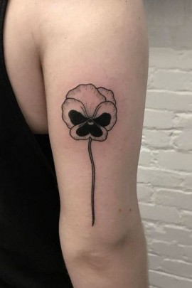 pansy-flower-tattoo-designs-meaning-41