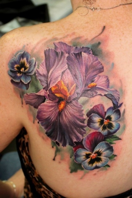 pansy-flower-tattoo-designs-meaning-42