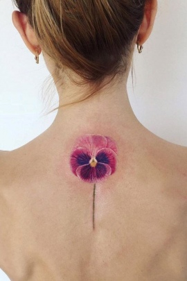 pansy-flower-tattoo-designs-meaning-44