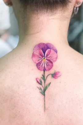 pansy-flower-tattoo-designs-meaning-9